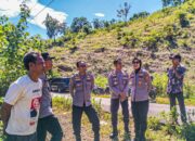 Polres Lombok Barat Dampingi Polda NTB Tinjau Lahan Jagung di Sekotong