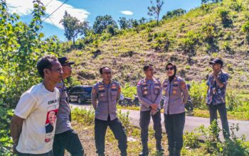 Sinergi Polda NTB dan Polres Lombok Barat Tinjau Lahan Ketahanan Pangan di Sekotong