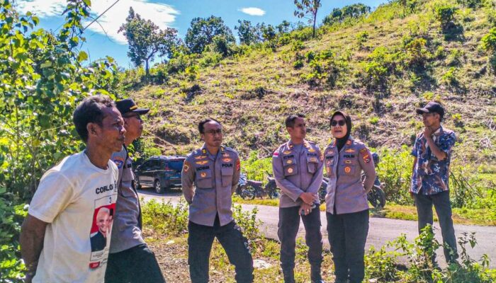 Sinergi Polda NTB dan Polres Lombok Barat Tinjau Lahan Ketahanan Pangan di Sekotong