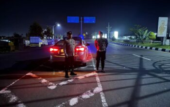 Polsek Kediri Intensifkan Patroli Blue Light di Jalur Rawan BIL Lombok Barat