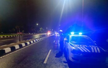 Satlantas Lombok Barat Intensifkan Patroli Malam di Jalur Bypass