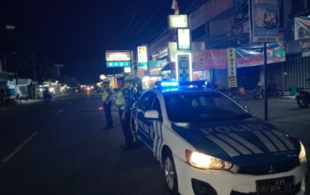 Satlantas Polres Lombok Barat Gencarkan Patroli Malam, Tekan Balap Liar dan Ciptakan Kamseltibcarlan