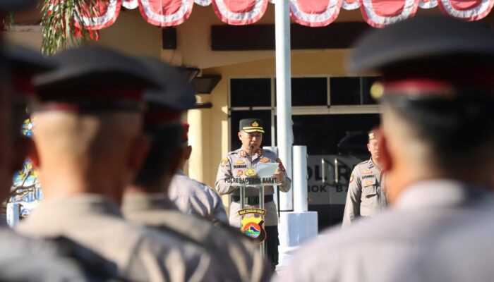 Upacara Kenaikan Pangkat Polres Lombok Barat: Momentum Profesionalisme