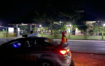 Patroli Dini Hari di Kediri, Polsek Fokus Tekan Kriminalitas 3C dan Balap Liar