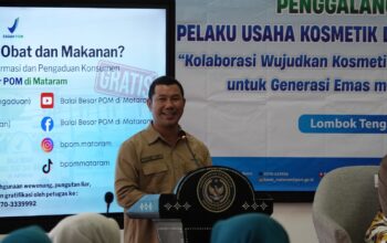 Lindungi Konsumen: BBPOM di Mataram Galang Komitmen Pelaku Usaha Berantas Kosmetik Berbahaya