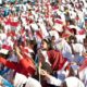 Lautan Merah Putih di NTB: Gerakan Pembagian Bendera Berlangsung Semarak, Kobarkan Nasionalisme Jelang HUT RI