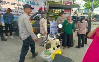 Polsek Mataram Kembali Gelar Gerakan Pangan Murah, Beras SPHP Tersedia untuk Warga