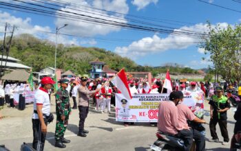 Ribuan Warga Lembar Antusias Ikuti Pawai HUT RI ke-80