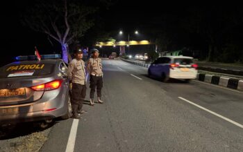 Patroli Blue Light Polsek Kediri Cegah Kejahatan Jalanan di Jalur Rawan BIL Lombok Barat