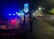 Patroli Malam Polres Lombok Barat Menjaga Ketertiban dan Keamanan di Jalur Utama