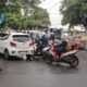 Minimalisir Kemacetan, Polsek Ampenan Atur Lalu Lintas di Bundaran Tugu Metro saat Jam Sibuk