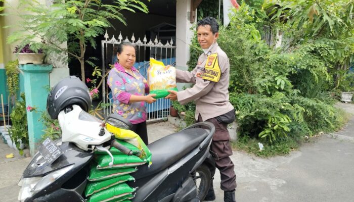 Polsek Mataram Salurkan Beras Murah SPHP Door-to-Door, Berdayakan Bhabinkamtibmas