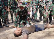Jaga Kesiapsiagaan, Korem 162/WB Gelar Latihan Penanggulangan Bencana di Lombok Tengah