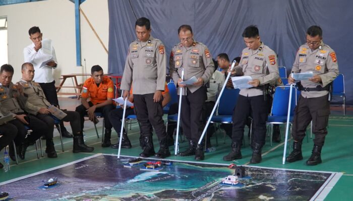 Ditpolairud Polda NTB Gelar Tactical Floor Game Pengamanan MotoGP Mandalika 2025