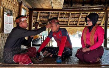 Menyembeq Sambut Kapolres Lombok Utara, Literasi Dijadikan Senjata Bangun SDM Senaru