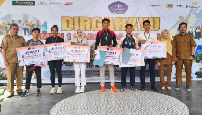 Langkah Pasti Imam Pasha: Siswa MAN Lombok Barat Raih Juara II Lomba Lari 5 Km