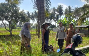 Bhabinkamtibmas, PPL, Desa Gelogor, Kediri Lombok Barat, ketahanan pangan