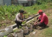 Sinergi Polsek Labuapi dan Warga Mapak Reong Dorong Pemanfaatan Pekarangan Produktif