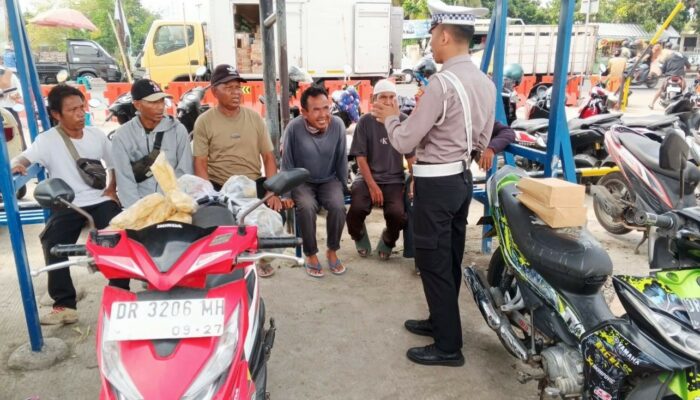 Satlantas Lombok Barat Rangkul Komunitas Ojek Bagik Polak untuk Keselamatan Berlalu Lintas