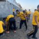 Wujudkan Program Unggulan Polri, Polairud Polda NTB Rutin Gelar Olahraga dan Aksi Bersih Pantai