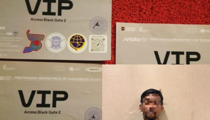 Pemalsu Stiker VIP MotoGP Ditangkap! Polisi Ciduk Pemilik Percetakan di Mataram