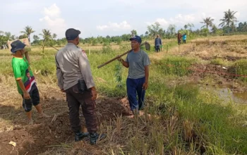 Sinergi Polri dan Petani Wujudkan Ketahanan Pangan di Karang Bongkot