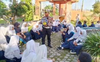 Polres Lombok Barat Tanam Kesadaran Lalu Lintas Sejak Dini di Sekolah