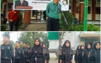 Membentuk Karakter Pemimpin: Kepala MAN Lobar Lantik Pengurus Paskibra Baru, Tekankan Disiplin dan Jiwa Kesatria