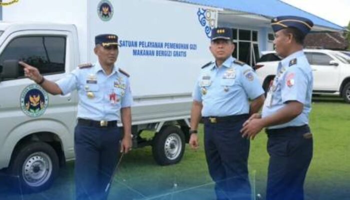 Lanud ZAM Jadi Pilot Project Program Strategis Nasional: Waaster Kaskoopsudnas Tinjau Implementasi MBG dan Ketahanan Pangan