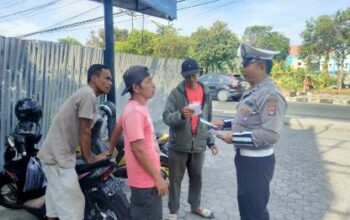 Tiga Sasaran Strategis: Satgas Preemtif Ops Zebra Rinjani 2025 Gencarkan Edukasi Keselamatan di Sekolah, Pasar, dan Radio