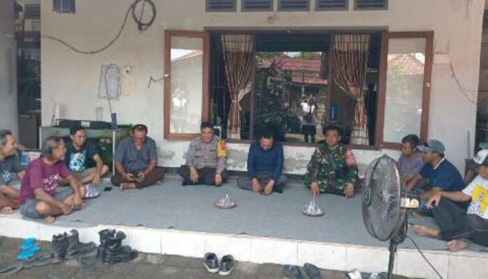 Pasca Galungan, Tiga Pilar Tamansari Kompak Sambangi Warga Jaga Kamtibmas