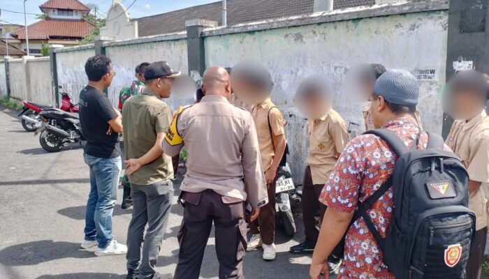 Tegakkan Disiplin Pendidikan: Sinergitas Tiga Pilar Kelurahan Cakranegara Selatan Gelar Razia Siswa Bolos