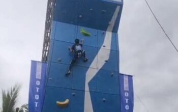 Siswa MAN Lombok Barat Ukir Prestasi di Kejurda Panjat Tebing: Lalu Rifki Tembus Dua Kategori Final