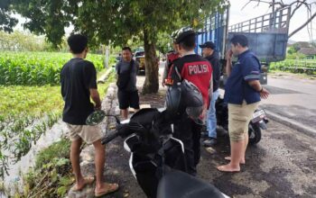 Warga Mesangguk Antusias, Polisi Sosialisasikan Layanan Darurat KEMOS 110