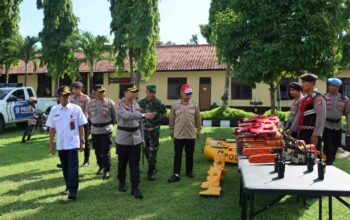 Kapolres Lobar Pimpin Apel Kesiapan Bencana, Tekankan Respons Cepat