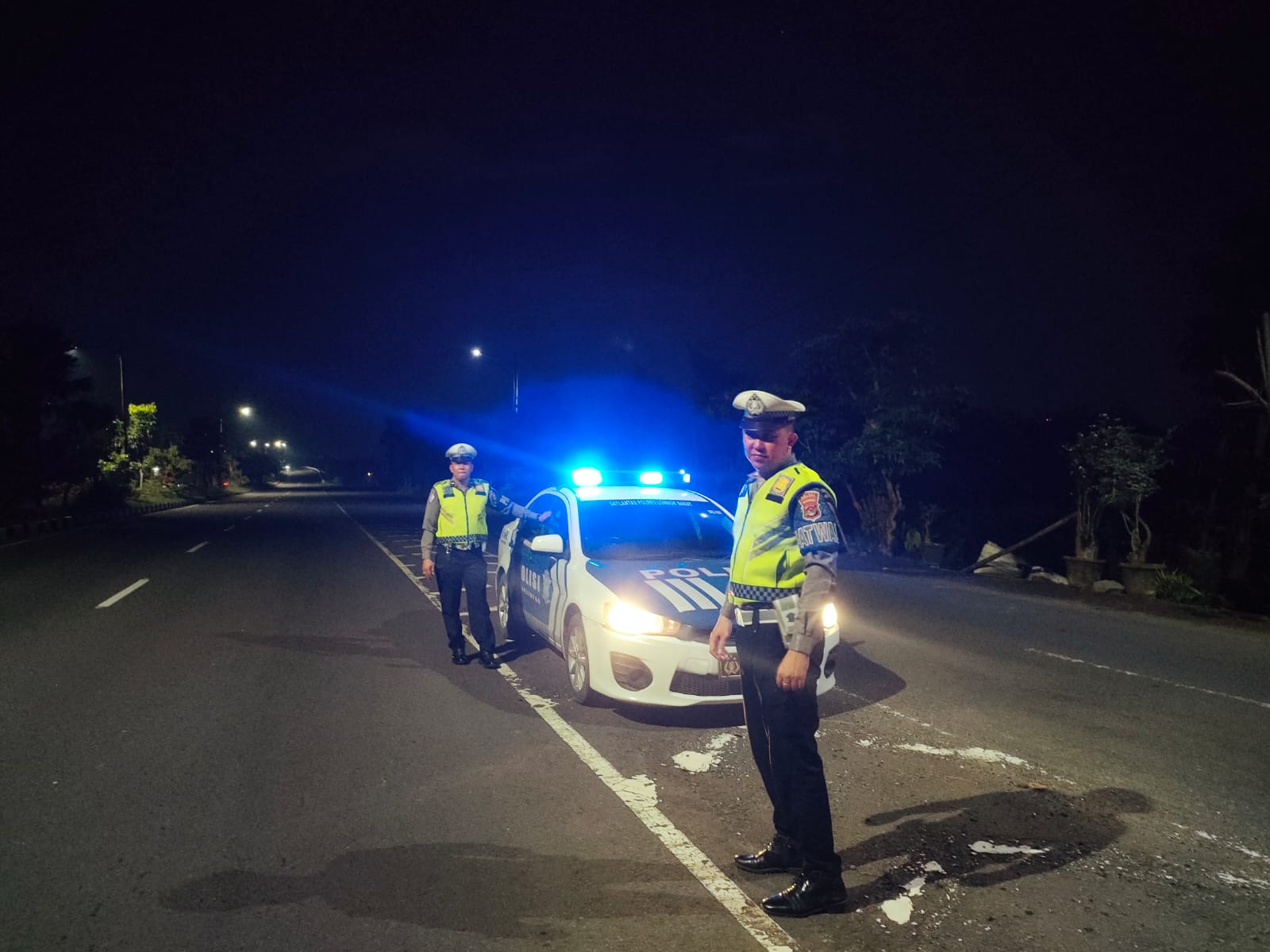 Blue Light Patrol Satlantas Lombok Barat, Aman Tanpa Balap Liar