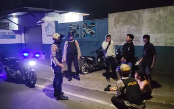 Aksi Tegas Sat Samapta Lombok Barat Redam Balap Liar di Bypass