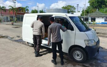 Jamin Kamtibmas, Kapolsek Pimpin Pemeriksaan Bongkaran Kapal Lembar