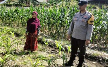 Perkuat Pangan, Polsek Labuapi Ajak Warga Manfaatkan Pekarangan