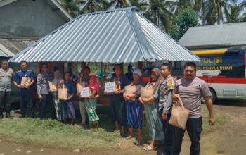 Aksi Humanis, Polres Lombok Barat Salurkan Nutrisi Mantap