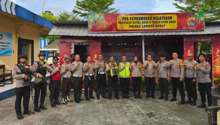 Supervisi Operasi Lilin 2025: Polda NTB Pantau Pos Pam GMS