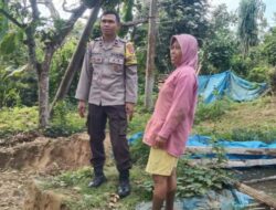 Bhabinkamtibmas Edukasi Warga Manfaatkan Lahan Pekarangan