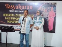 Syukuran Kenaikan Pangkat, Brigjen Lalu Iwan Mahardan Pererat Silaturahmi dengan Wartawan