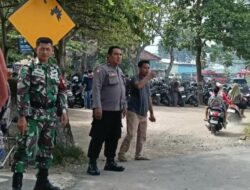 Kekompakan Babinsa-Bhabinkamtibmas Berikan Rasa Aman Bagi Pengunjung Wisata Pantai