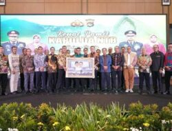 Sinergi Tanpa Batas, Kapolresta Mataram Beri Penghormatan di Acara Pisah Sambut Kapolda NTB.