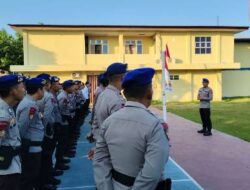 Pimpin Apel Perdana 2026, Dirpolairud Polda NTB Tekankan Profesionalisme dan Keselamatan Pelayaran