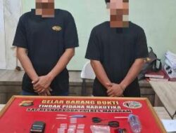Satresnarkoba Polresta Mataram Tancap Gas, Sehari Ungkap Dua Kasus Narkoba di Ampenan