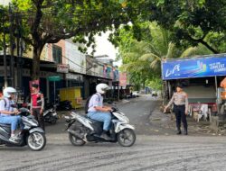 Hadir di Tengah Kesibukan Warga, Personel Sat Samapta Polresta Mataram Intensifkan Penjagaan Rawan Pagi