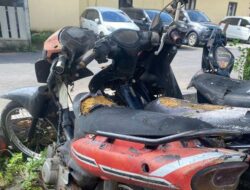 Polresta Mataram Kembalikan Belasan Sepeda Motor Barang Bukti Kasus Narkoba kepada Pemilik Sah