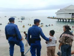 Pengamanan Ketat Pantai Batu Layar Pasca Tahun Baru
